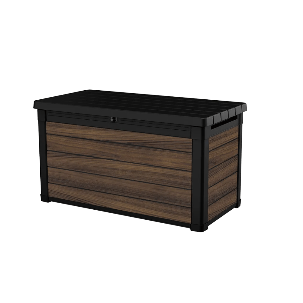 Keter Signature 100 Gallon Deck Box - Rosewood Brown