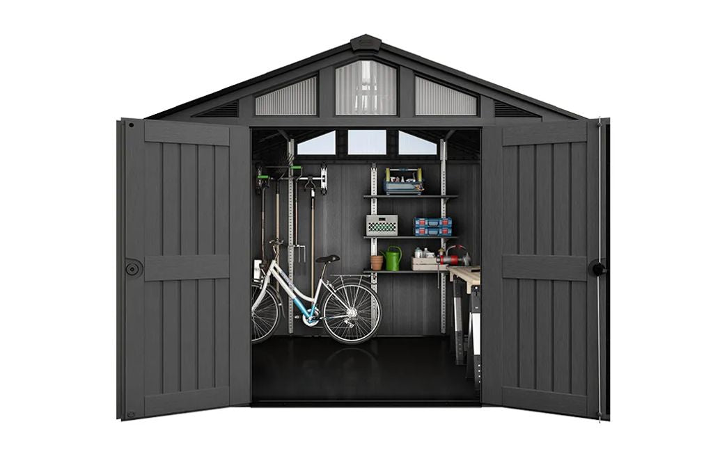 Keter Stronghold 10x11.5 Storage Shed - Graphite