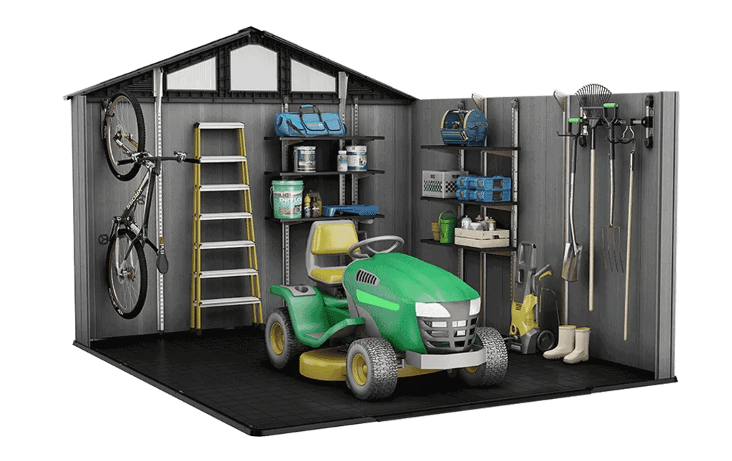 Keter Stronghold 10x11.5 Storage Shed - Graphite