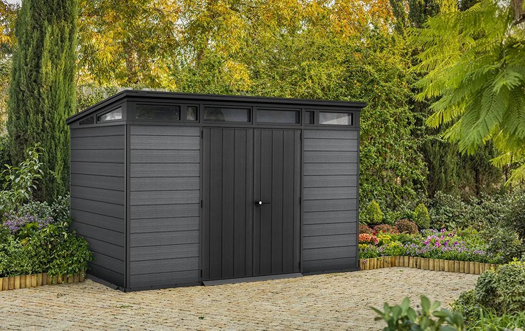 Keter Cortina 11x7 Storage Shed - Graphite