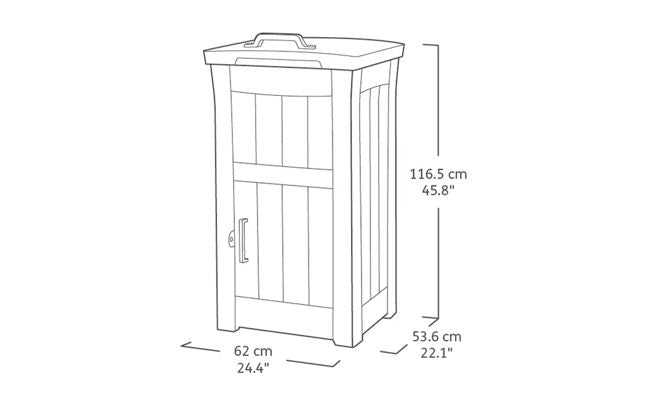 Keter Package Delivery Box - Brown