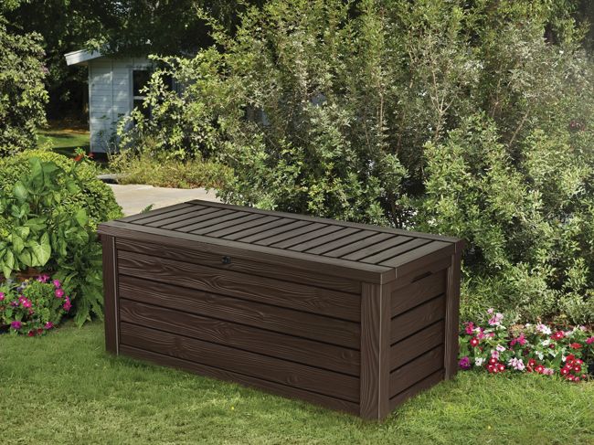 Keter Westwood 150 Gallon Deck Box - Brown