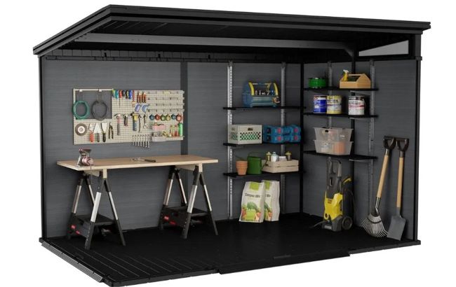 Keter Cortina 11x7 Storage Shed - Graphite