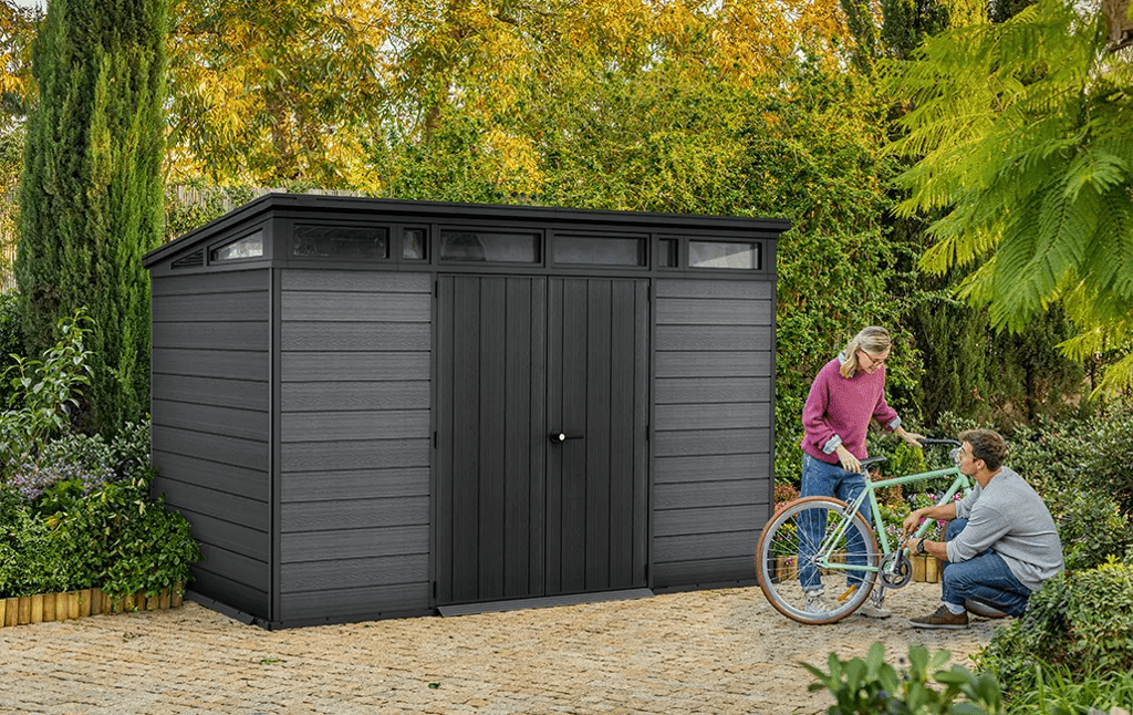 Keter Cortina 11x7 Storage Shed - Graphite